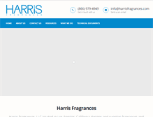 Tablet Screenshot of harrisfragrances.com